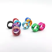100PCS 2.6mm-9mm unmarked Bird Leg Rings Aluminium Closed-loop