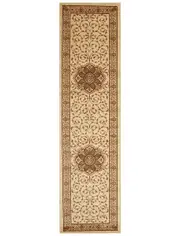Rug Culture Ivory Medallion Runner Rug