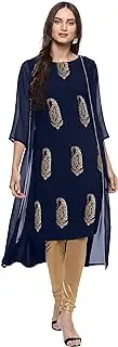 [Janasya] Indian Women's Tunic Tops Crepe Kurti for Women