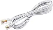 Uxcell Telephone RJ11 6P4C to RJ45 8P8C Connector Plug Cable for Landline Telephone