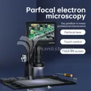 318B 12MP 1600X Digital Microscope Camera with Parfocal Lens & 7" IPS Screen