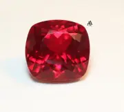 12.00 CTS NATURAL Cushion RUBY CERTIFIED UNHEATED WITH STUNNING RED COLOR