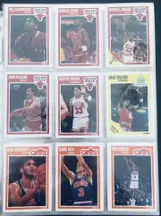 1989 FLEER BASKETBALL CARD SET 1-168 CARDS + 11 CARD STICKER Jordan / Bird NM/MT