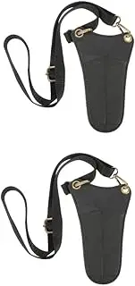 Beavorty 2pcs Hairdressing Tool Kit Barber Scissors Pouch Scissors Shoulder Bag Hairdressing Bag Multi-purpose Storage for Hair Clippers Combs Clips