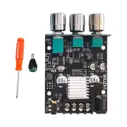 1 PC ZK-502MT Bluetooth 5.0 Subwoofer Amplifier Board 50W*2 Power With Adapter