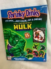 New 2002 Spin Master Marvel The incredible Hulk Shrinky Dinks Activity Kit RARE