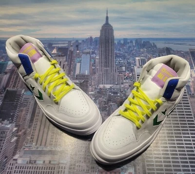 Converse Weapon CX Mid Top Las Vegas Lights White Mens Size 9.5 A02523c New