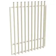 ProtectorAl 800-1200W x 1500H Surfmist Aluminium Radiator Pool Gate