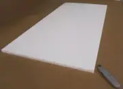 Delrin Acetal Sheet, White POM (3/4") .750" Thick x 24" Width x 48" Length