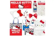 Hello Kitty Red Showbag 2024 (backpack, drink bottle, headband)