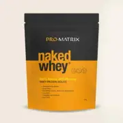 Naked Whey By Pro Matrix 2kg Unflavoured | Grass Fed Isolate Protein | No Gluten
