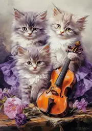 Castorland - Musical Kittens Puzzle 500pc