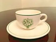 Daisy Coffee Cup & Saucer - Made by Carre Blanc ***Brand New Condition***