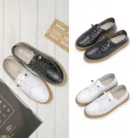 在飛比找momo購物網優惠-【FUFA Shoes 富發牌】真彈力鞋帶拼接休閒鞋-黑/白