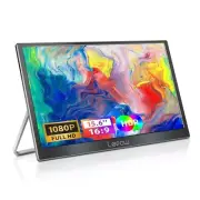 Portable Monitor 15.6 Inch USB-C/HDMI FHD 1920x1080 built-in speakers W/stand A