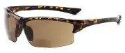 Incredible Bargain Foster Bifocal Sun Wrap Reader Sunglasses Tortoise/Brown+2.00