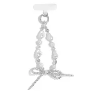Cute Phone Wrist Strap Chic Beaded Cellphone Lanyard with Tether Tab Phone