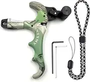 sntxmy Bow Release for Compound Bow, Archery Release Trigger, Compound Bow Release, Thumb Release. (4 Finger Bow Release, Camo)