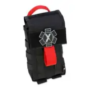 Lightning X Quick-Draw Tactical IFAK Pouch w/ Red Tab Technology - Bag Only - BL