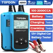 Car AGM Battery Tester 12V Load Analyzer Alternator Cranking Charging Scan Tool