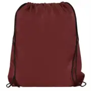Drawstring Brown Gym Tote Bag School Sport Pack Survival Backpack