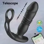 Prostate Massager APP Remote Control Thrusting Anal Vibrator Butt Plug Sex Toys