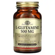 Solgar, L-Glutamine, 500 mg, 100 Vegetable Capsules