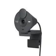 Logitech Brio 1080P Webcam, Auto Light Correction, Privacy Shutter, USB-C, Grap