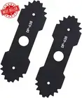 2 PCS Lawn Mower Edger Blades with Teeth, Compatible with Ryobi Edger