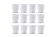 12x Lemon Lime Melamine Cup Drinking 300ml Water Juice Kitchen Drink Tumbler WHT