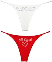 [NE Beauty] Wedding and Honeymoon Bridal Thong (Set of 2) All Yours and You May