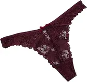 [Hiliby] Sexy Panties Women's Lace Briefs Transparent Skimpy Lingerie for Thick Women