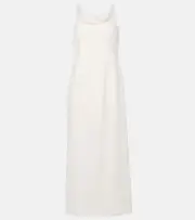 [Faithfull] Faithfull Gigi linen midi dress AU 8 white