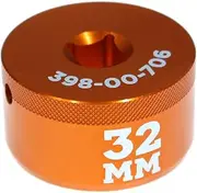 FOX Racing Shox Fork Topcap Socket Orange, 32mm, 3/8 Drive