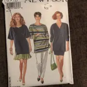 Over Sized T Shirt Tops Pants New Look 6970 Sewing Pattern UC FF Knit 6-16