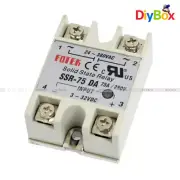 SSR-75DA Solid State Relay 75A 24V-380V 250V Module 3-32V DC To AC