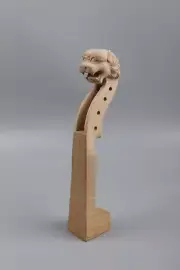 Master Hand Carved 4strings Violin Neck 4/4 Lion Head High Quality Violin Part