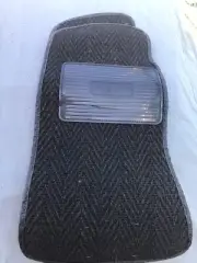 Rare Vintage NOS jute Rope MG MGA MGB MGBT floor Mats 1970s Racing Style Set