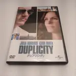 DVD - 口是心非 DUPLICITY 日文版