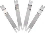OSALADI Disassembly and Assembly Tools Set 4pcs Nail Puller Wrecking Bar Paver Extractor Safe Material