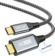 LDLrui 4K USB C to Mini HDMI Cable 3.3FT, Supports 4K@60Hz, 2K@120Hz, High Speed Type-C to Mini HDMI Uni-Directional Cord, for Steam Deck, ROG Ally, Laptop, MacBook, KYY, ARZOPA, MNN Portable Monitor