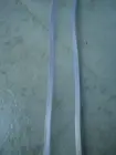 Offray White Arabesque Sheer Center Satin Wired Edge Ribbon 7/8” X 14 Yds