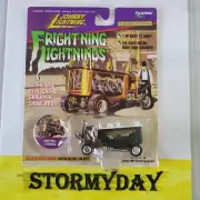 Johnny Lightning FRIGHTNING LIGHTNINGS BOOTHILL EXPRESS green body white roof