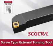 External Turning Tool Cutter CNC Lathe Bar SCGCR1010 1212 1616 2020 2525 3232