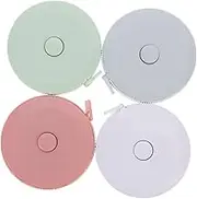 HAWILLOSCH 4Pcs Tape Measure Portable Double Scale Sewing Measuring Tool Flexible Ruler for Crafting Tailoring Measurements Lightweight and Retractable Assorted