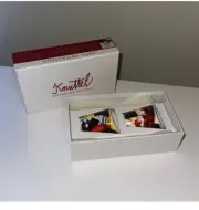 Knuttel Tippery Crystal Collection -Boxed Set Of 2 Egg Cups & Spoon NEW