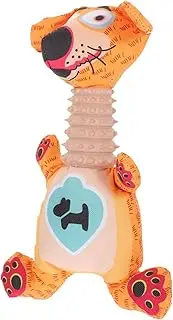 HOMOBABE Puppy Chew Toy Cartoon Shaped Stuffed Plush Dog Toy for Teething for Dogs and Cats Engaging Interactive Design to Alleviate Boredom