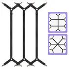 3 Pcs Bed Sheet Holder Straps Adjustable Bed Sheet Fasteners Elastic Bands