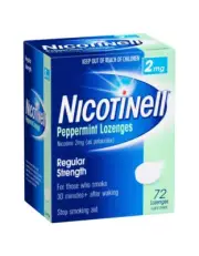 Nicotinell Regular Strength 2mg Peppermint 72 Lozenges