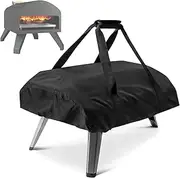 Pizza Oven Cover for Bertello, 420D Waterproof Dustproof Pizza Oven Protection Weather Resistant Dustproof Pizza Oven BBQ Rain Cover for Wood-Fired Cha rcoal